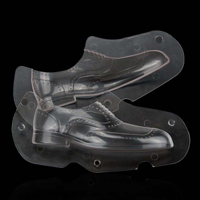 HB1059C Plastic Transparent Leather Shoes Shape Chocolate Mould