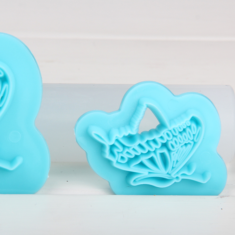 HB1094K Plastic 3pcs Butterfly Shapes Cake Fondant Press Mold set