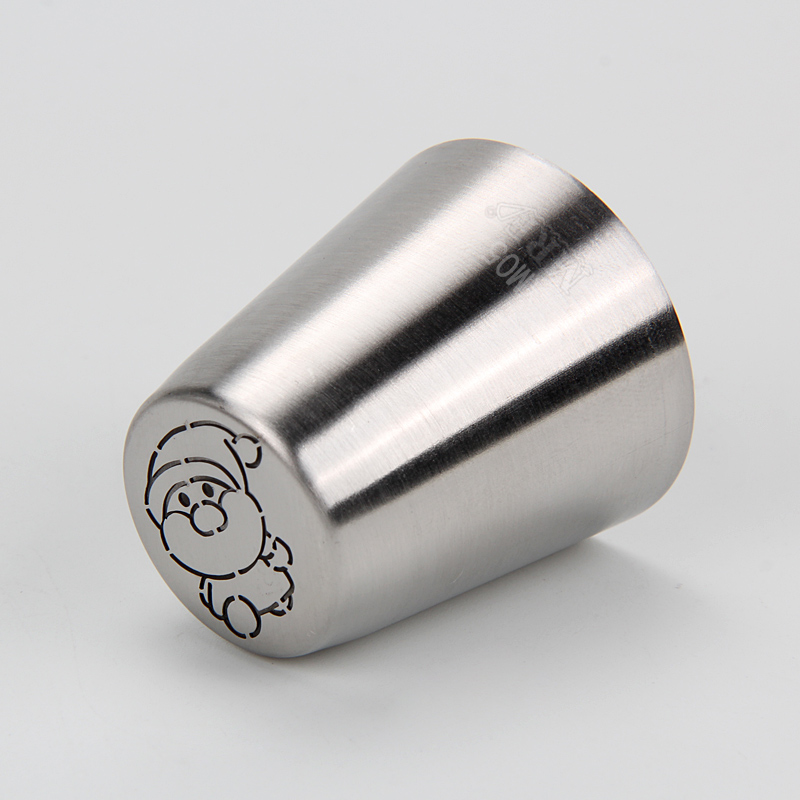 HBXM05 New Stainless steel Christmas Theme Russian Tips(Santa)