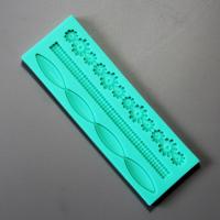 HB0918 Non stick flower strip cake decoration tool silicone mold