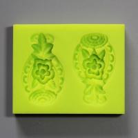 HB0829 3D flowers cake decoration silicone mold high quality Food Grade