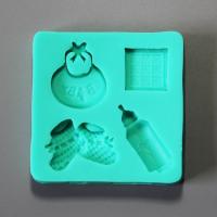 HB0890 Baby items silicone fondant mold,Silicone Cake Fondant Mold