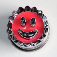 HB0422 Metal Smile Face Cutout Plunger Cutter Mold
