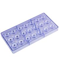 CC0067 Polycarbonate 21 Round with Pillars Shape Chocolate Mould DIY Baking Mold