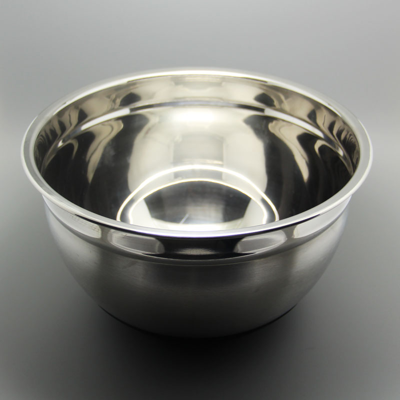 Baking tool 24cm stainless steel anti slip pan antiskid salad Basin mixing bowl