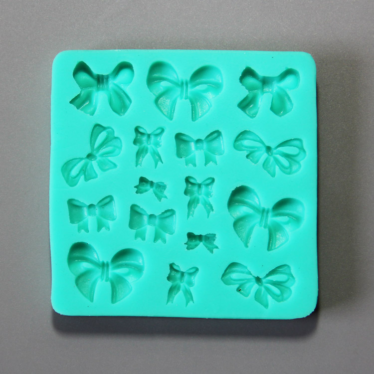HB0877 Bowtie silicone fondant mold,Silicone Cake Fondant Mold