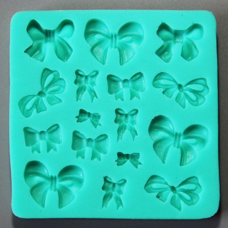 HB0877 Bowtie silicone fondant mold,Silicone Cake Fondant Mold