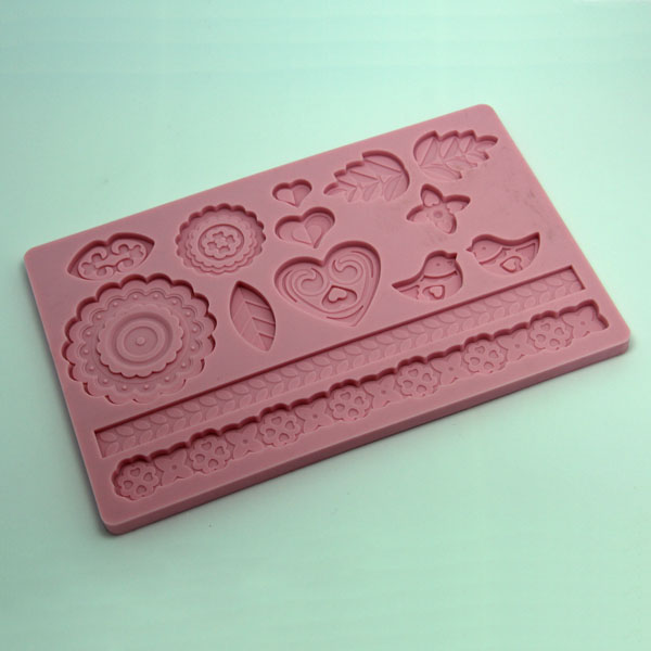 HB0551 Trinket Silicone Cake Fondant Decoration Mold