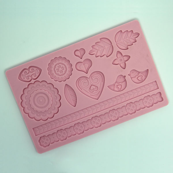 HB0551 Trinket Silicone Cake Fondant Decoration Mold