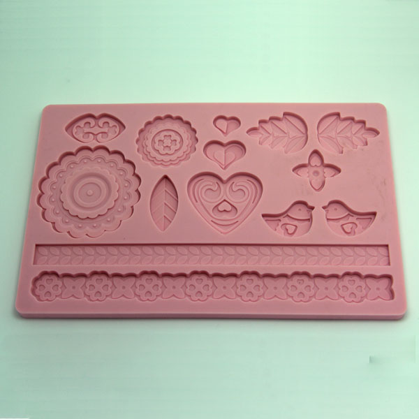 HB0551 Trinket Silicone Cake Fondant Decoration Mold