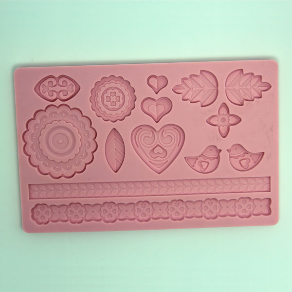 HB0551 Trinket Silicone Cake Fondant Decoration Mold