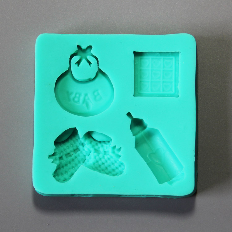 HB0890 Baby items silicone fondant mold,Silicone Cake Fondant Mold