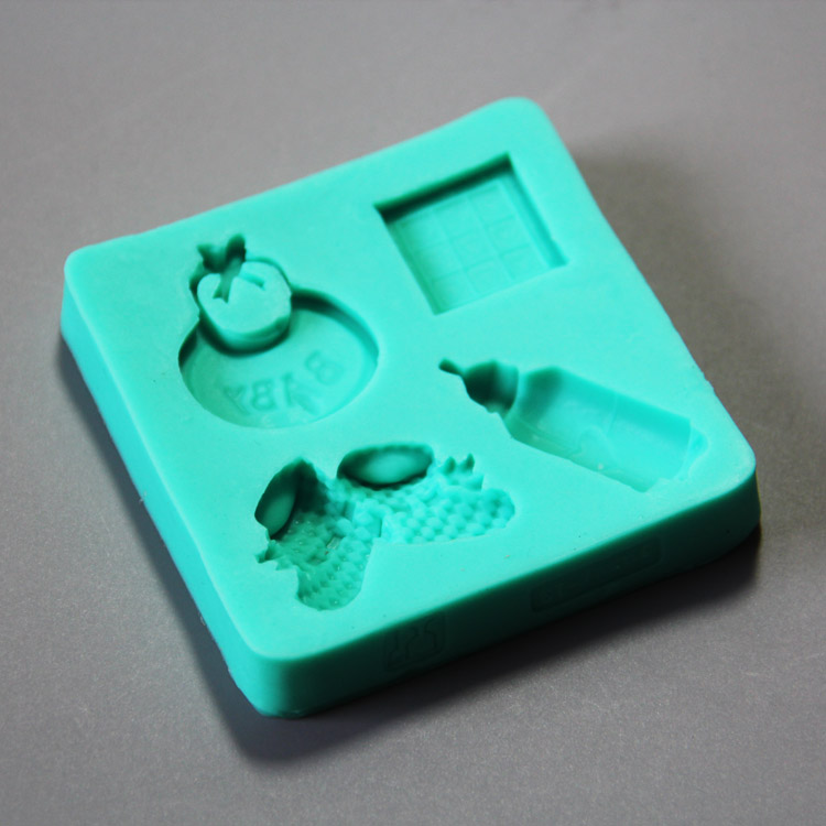 HB0890 Baby items silicone fondant mold,Silicone Cake Fondant Mold