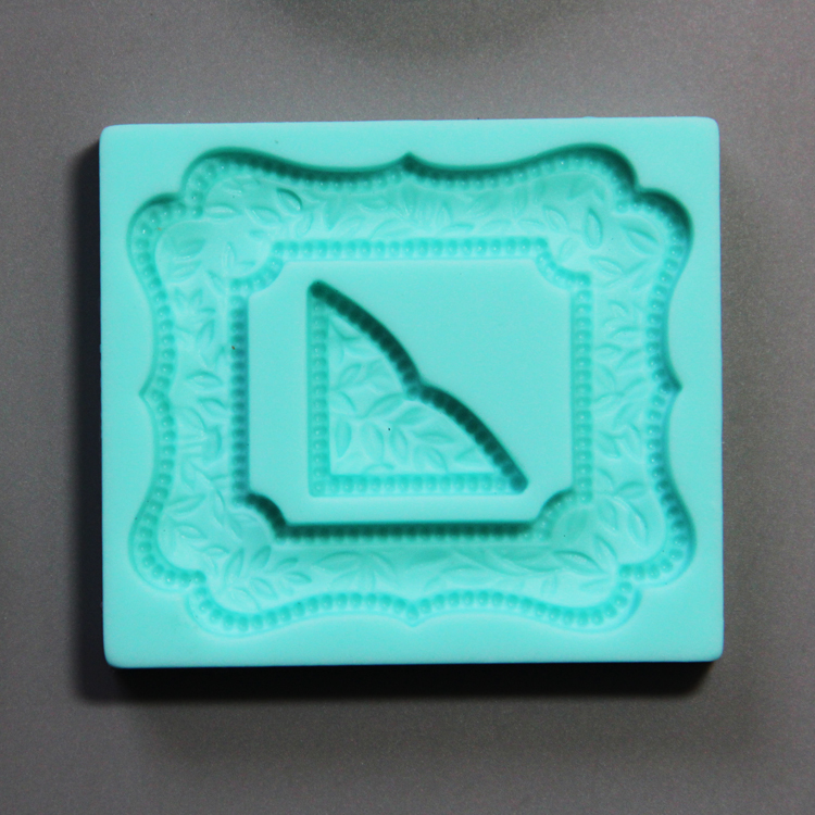 HB0779  4pcs heart envelop silicone mold for cake fondant decorating