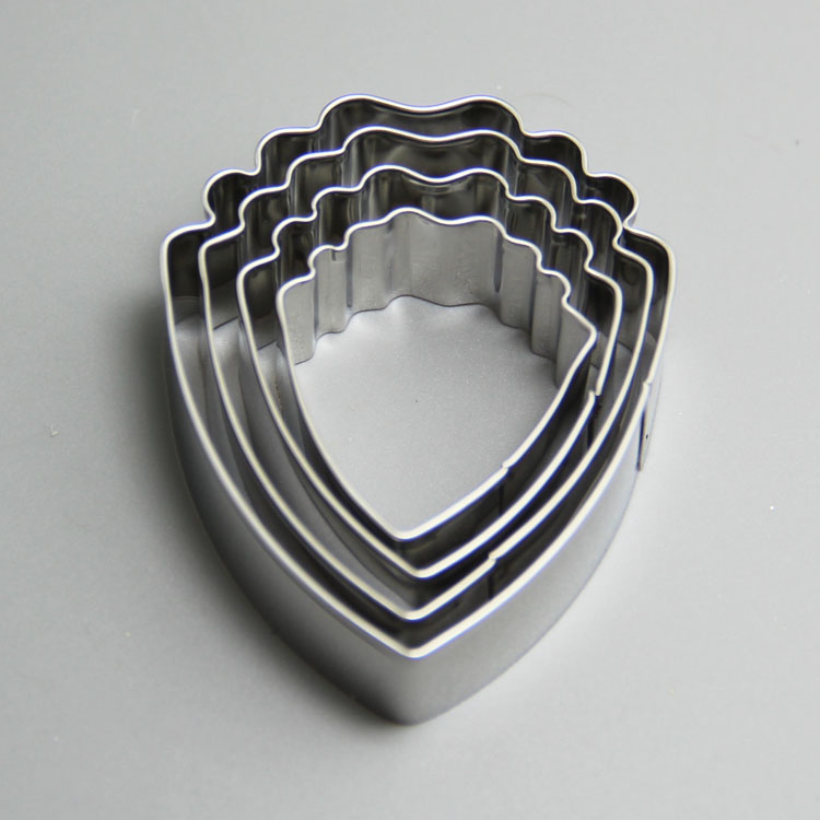 HB0958 4pcs stainless steel carnation cake cutter for cake decoration