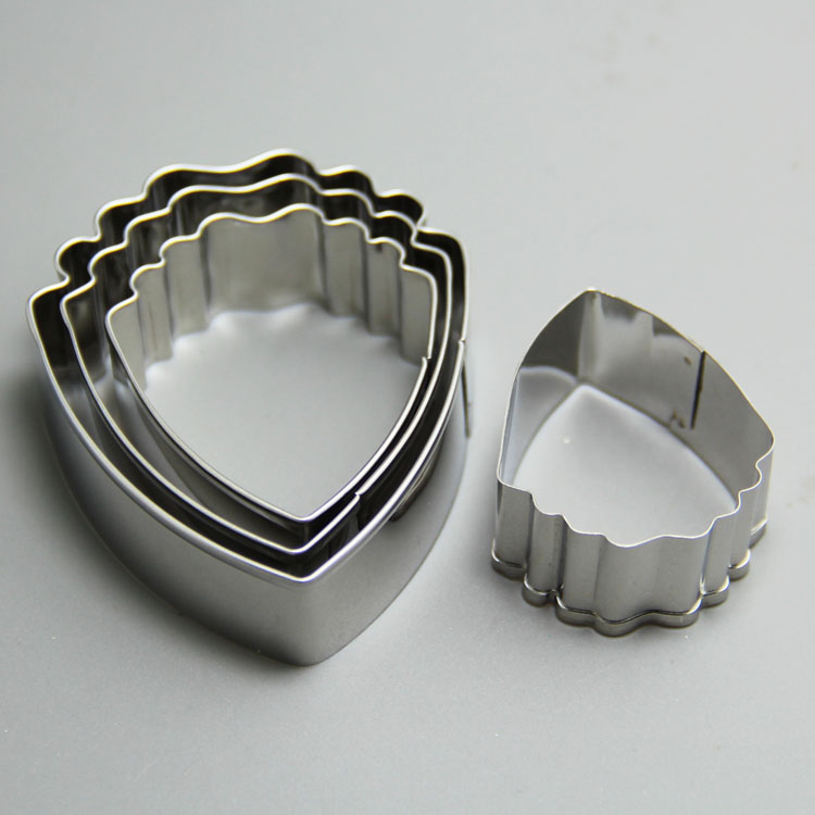 HB0958 4pcs stainless steel carnation cake cutter for cake decoration