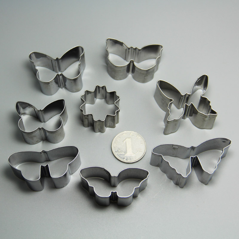 HB0217 10pcs Butterfly Shape cookie cutters/mold set