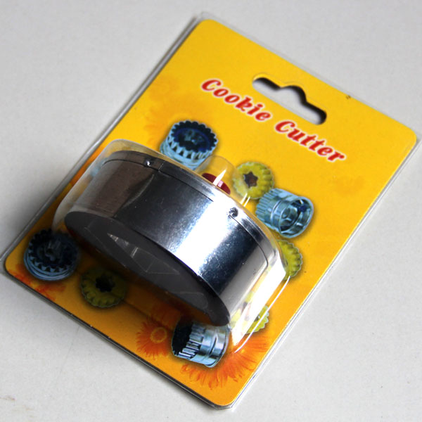 HB0373 Metal Pumpkin cutout plunger cookie mold