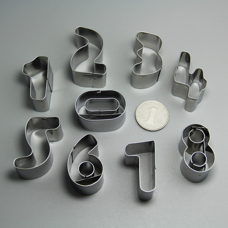 HB0216 Number cookie cutter,cake decorations,cake molds,pastry tools,baking tools