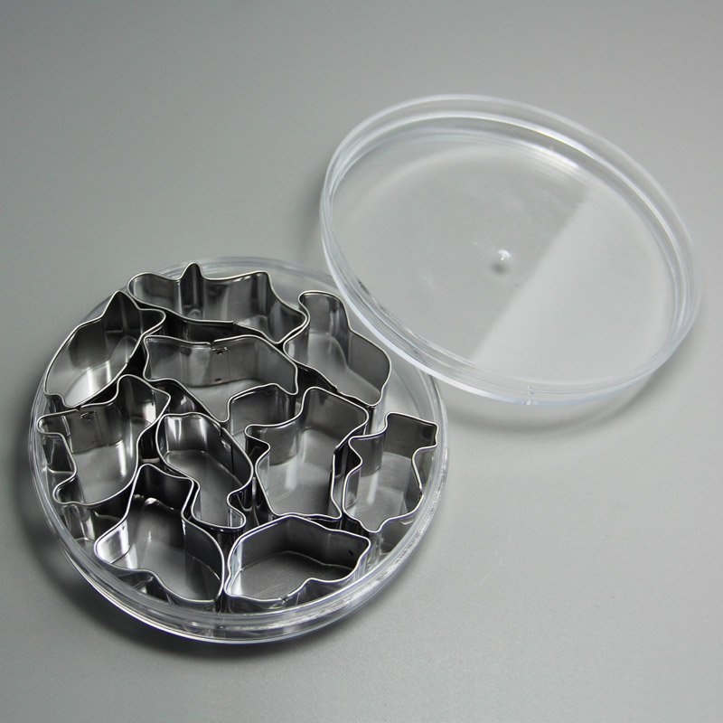 HB0218 Metal 10pcs Animal Shaped cookie cutter set