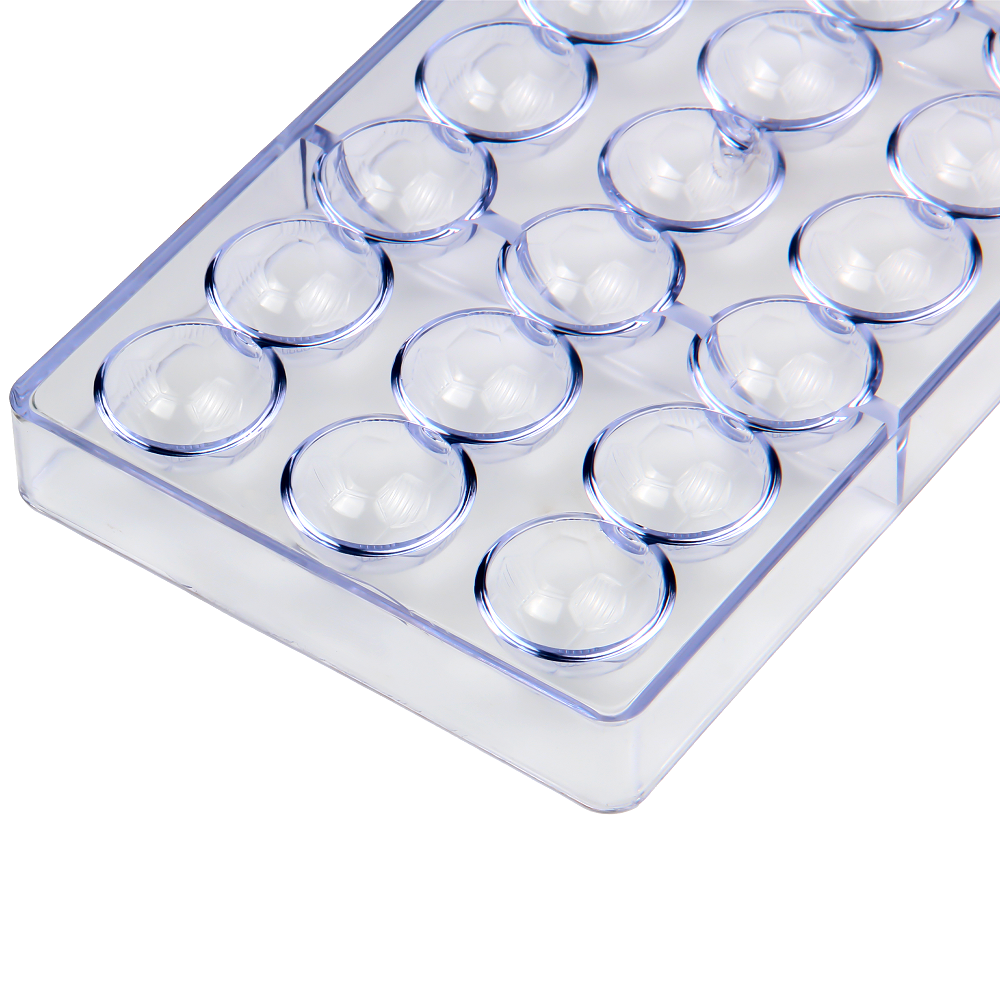 CC0009 Polycarbonate Football Shape Chocolate Mould DIY Baking Mold