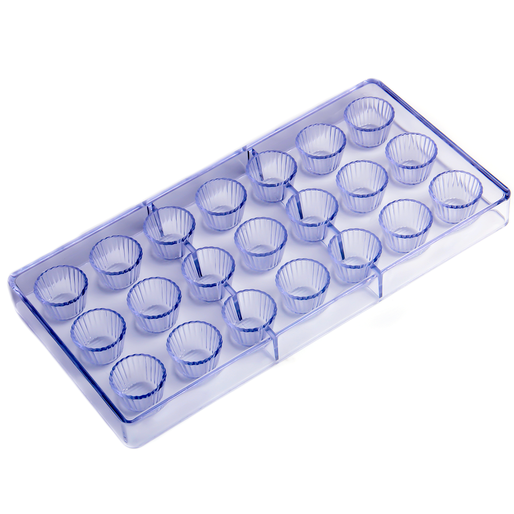 CC0015 Polycarbonate Cupcake Shape Chocolate Mould DIY Baking Mold