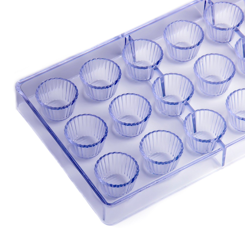CC0015 Polycarbonate Cupcake Shape Chocolate Mould DIY Baking Mold
