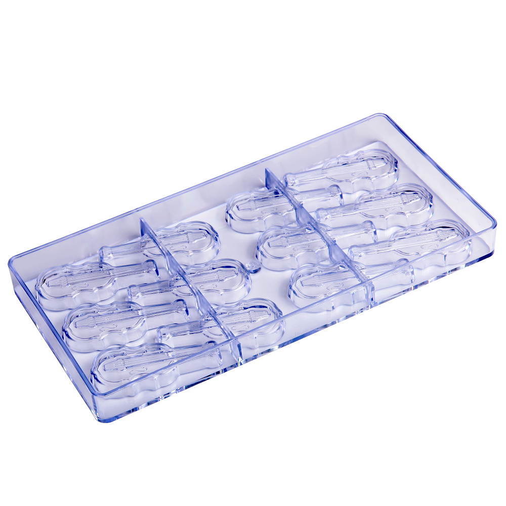 CC0025 Polycarbonate Violin Shape Chocolate Mould DIY Baking Mold