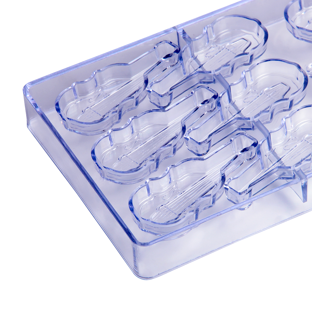 CC0025 Polycarbonate Violin Shape Chocolate Mould DIY Baking Mold