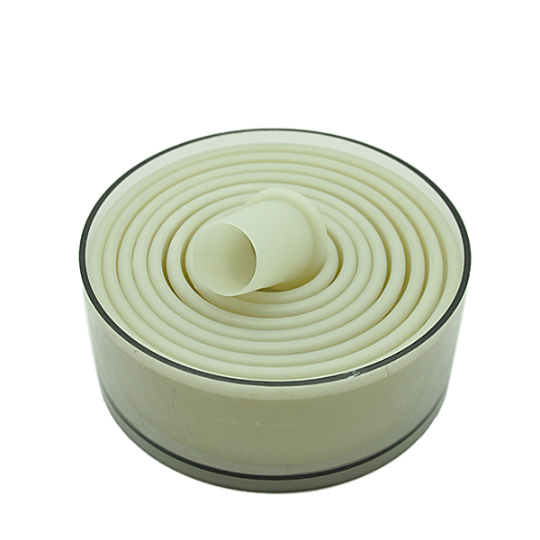 HB0287 9pcs Nylon round shape cutters with plain edge Baking mold