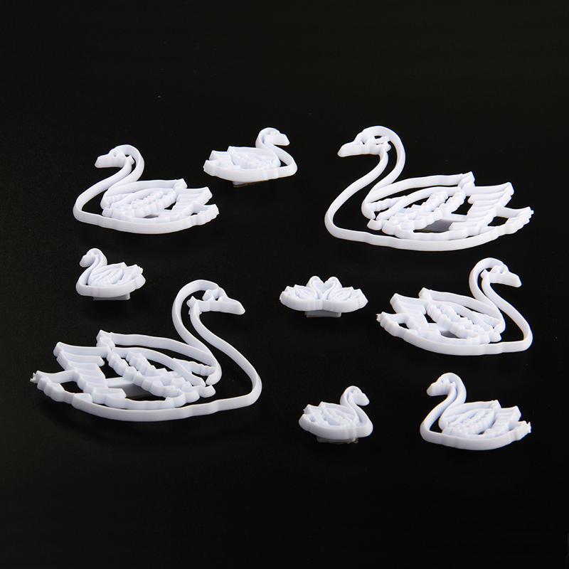 HB0311D Plastic Swan Shape Press molds set