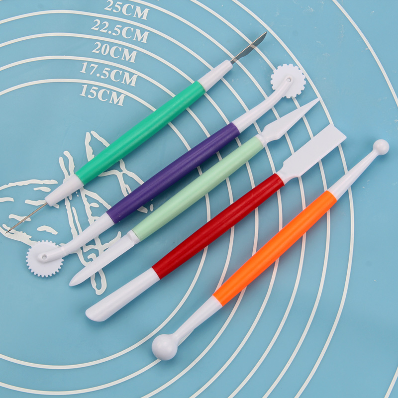 HB0359E 5pcs Cake Moddelling Fondant Tools Set
