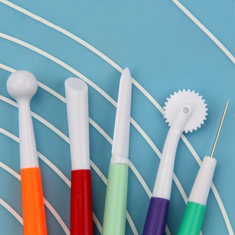 HB0359E 5pcs Cake Moddelling Fondant Tools Set