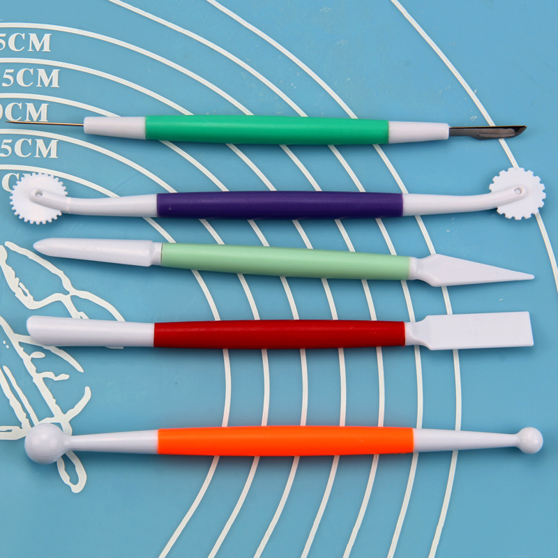 HB0359E 5pcs Cake Moddelling Fondant Tools Set