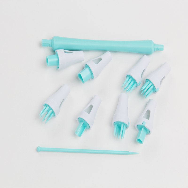 HB0359I 4pcs Plastic Cake Fondant Decorating Pattern Creator Tools set