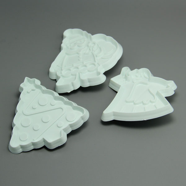 HB0616 Santa& Chirstmas Tree Press Cutter fondant embosser chocolate mold