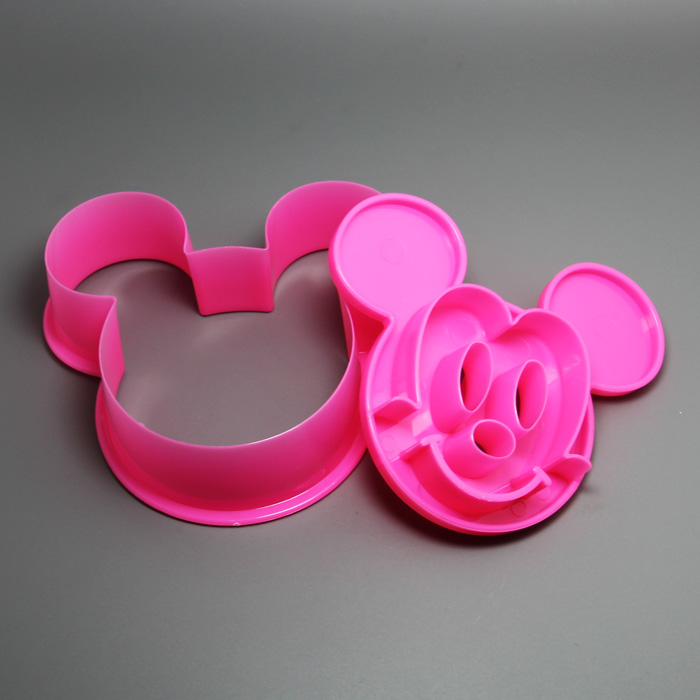 HB0688 Plastic lovely mickey fondant cookie mold set