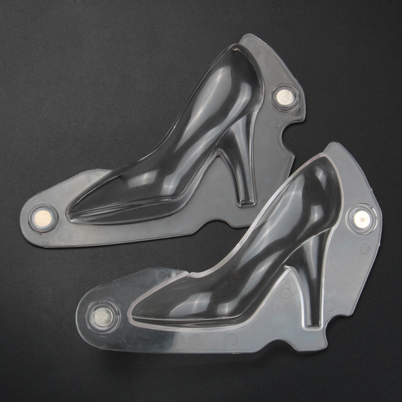 HB1059A New transparent Lady high heel shoe chocolate mould