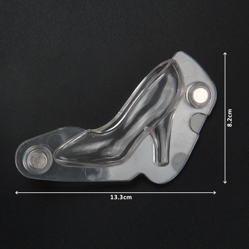 HB1059B New transparent Lady high heel shoe chocolate mould(small size)