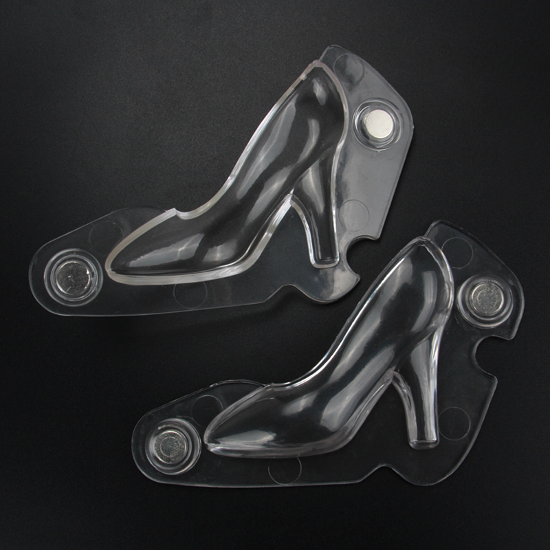 HB1059B New transparent Lady high heel shoe chocolate mould(small size)