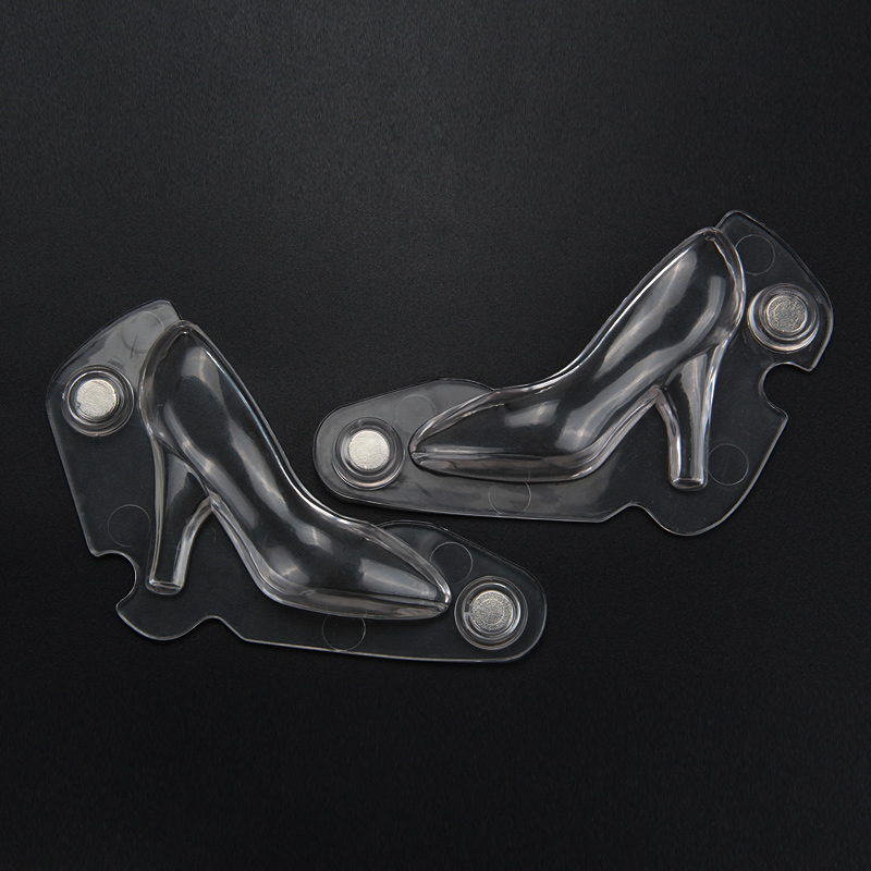 HB1059B New transparent Lady high heel shoe chocolate mould(small size)