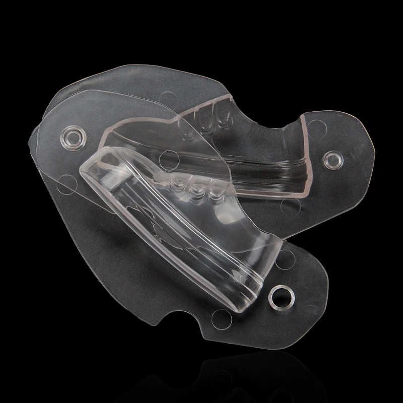 HB1059D Plastic Transparent Flattie Shape Chocolate Mould
