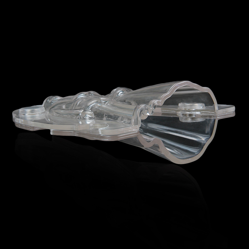 HB1060A New transparent wedding bride& groom 3d chocolate mould