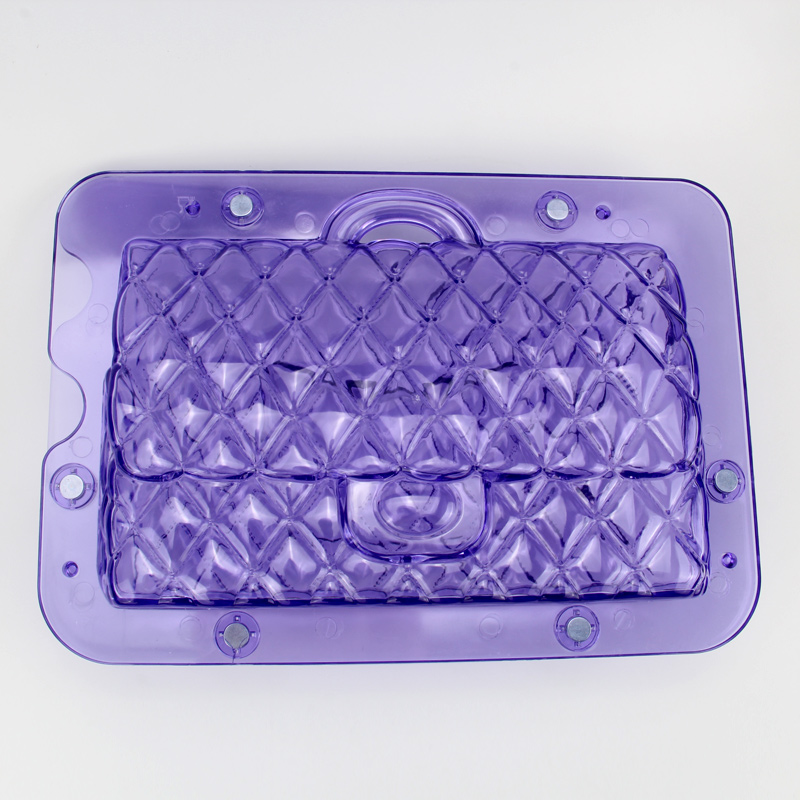 HB1060C Plastic Transparent Lady handbag chocolate mould