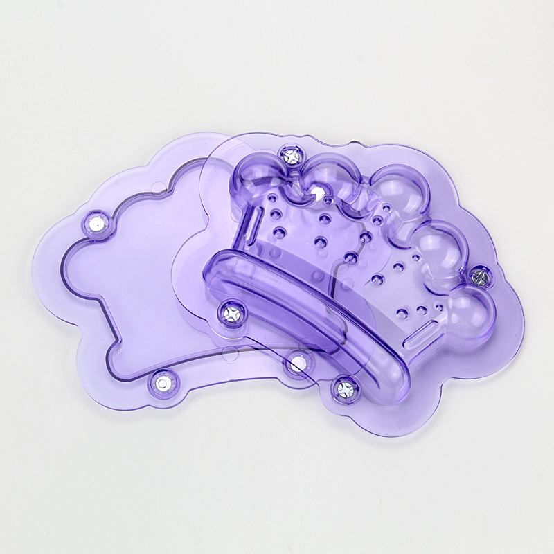 HB1060D Plastic Crown Chocolate Fondant Mold