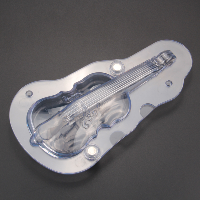 HB1068  Transparent violin chocolate mould