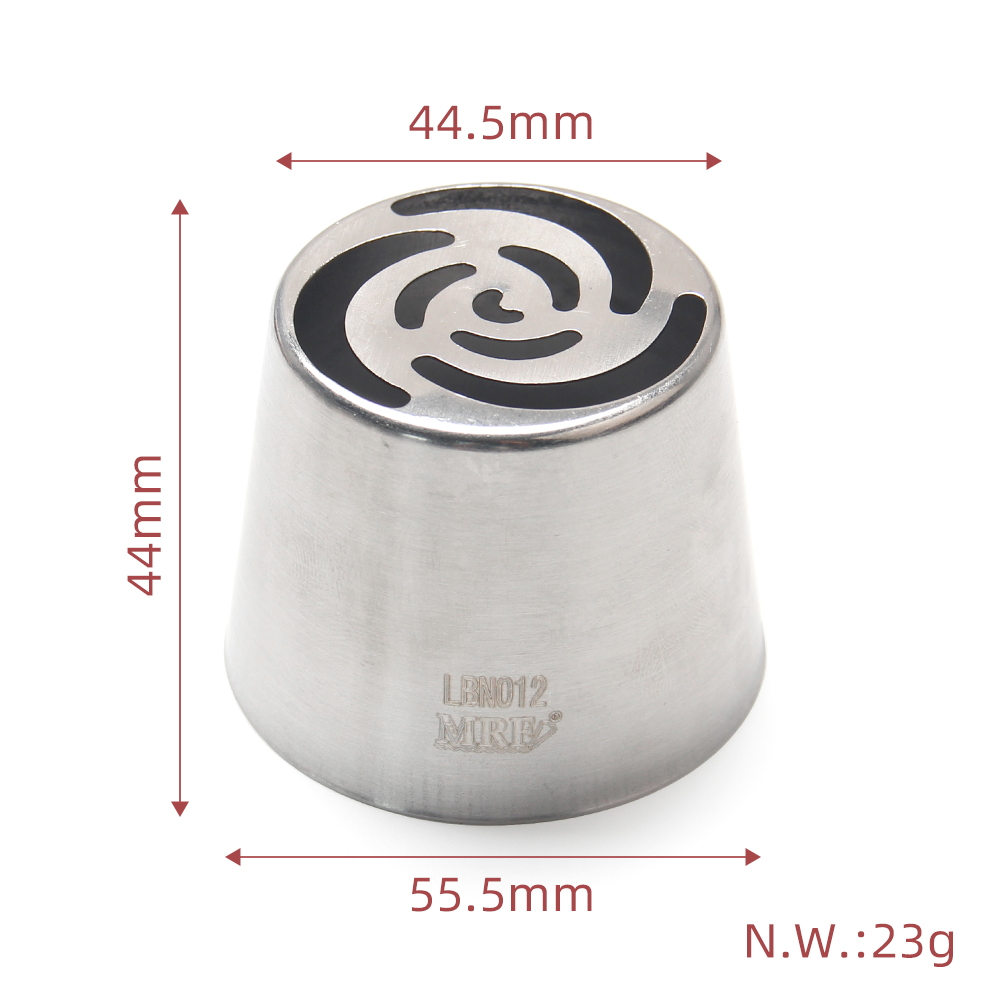 New Arrivals XL Stainless Steel Russian Flower Icing Nozzle Pastry Piping Tips #LBNO12