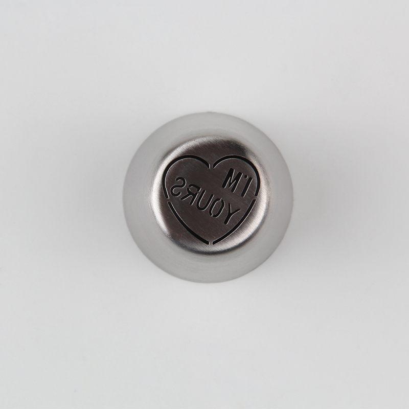 HBVD0012 New Valentine's Day Theme Stainless Steel Cake Decorating Nozzle-I'M YOURS Heart Design