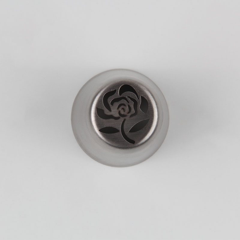 HBVD002 New Valentine's Day Theme Stainless Steel Cake Decorating Nozzle-Rose Flower Design