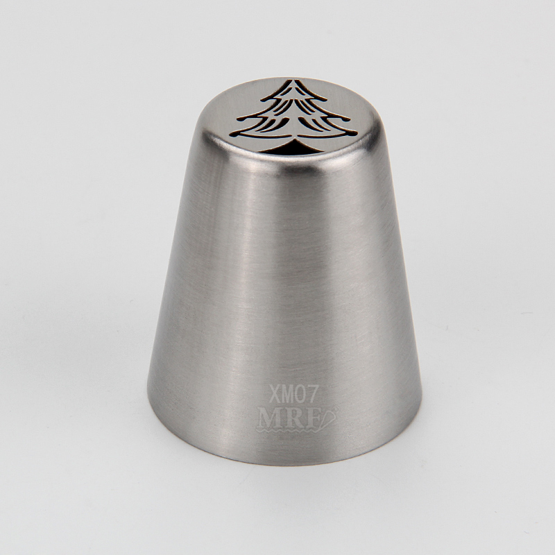 HBXM07 New Stainless steel Christmas Theme Russian Tips(Xmas Tree)